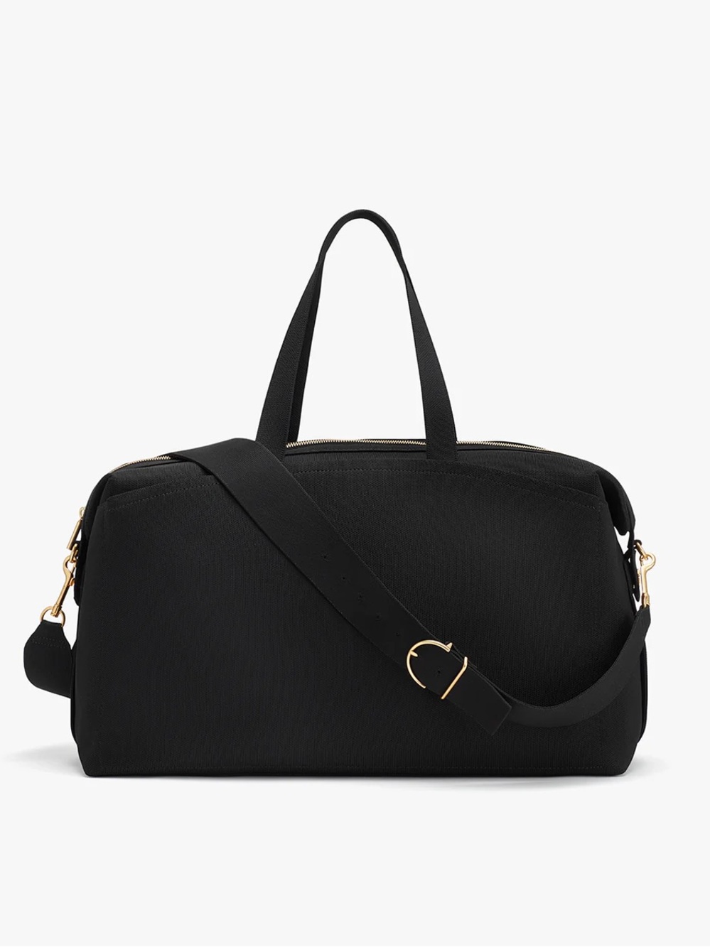 Cuyana Black Weekend Duffle Bag with Gold Hardware (with dustbag)